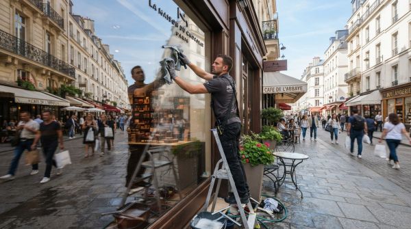 Top 7 des meilleures entreprises de nettoyage de vitrines de magasin à Paris